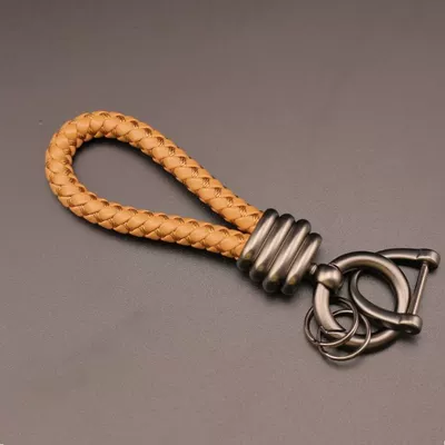 Other Automotive Interior Supplies – violent bear key chain pendant - seventh-generation-brown-rope-gun-buckle-free-d-buckle-2-small-circles