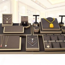 珠宝展示道具玉器项链吊坠翡翠蜜蜡手镯饰品架柜台陈列首饰展示架