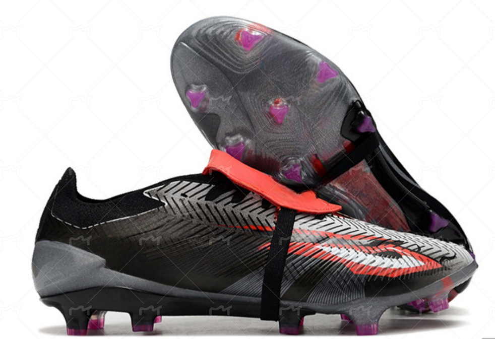 Zapatos de fútbol FG de caña alta, muy vendidos en el extranjero, completamente tejidos con cordones, un par disponible para la venta, buscamos agentes.