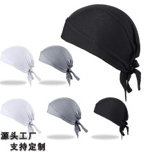 户外自行车骑行海盗帽运动头巾吸湿排汗透气防晒头盔内衬内胆防滑
