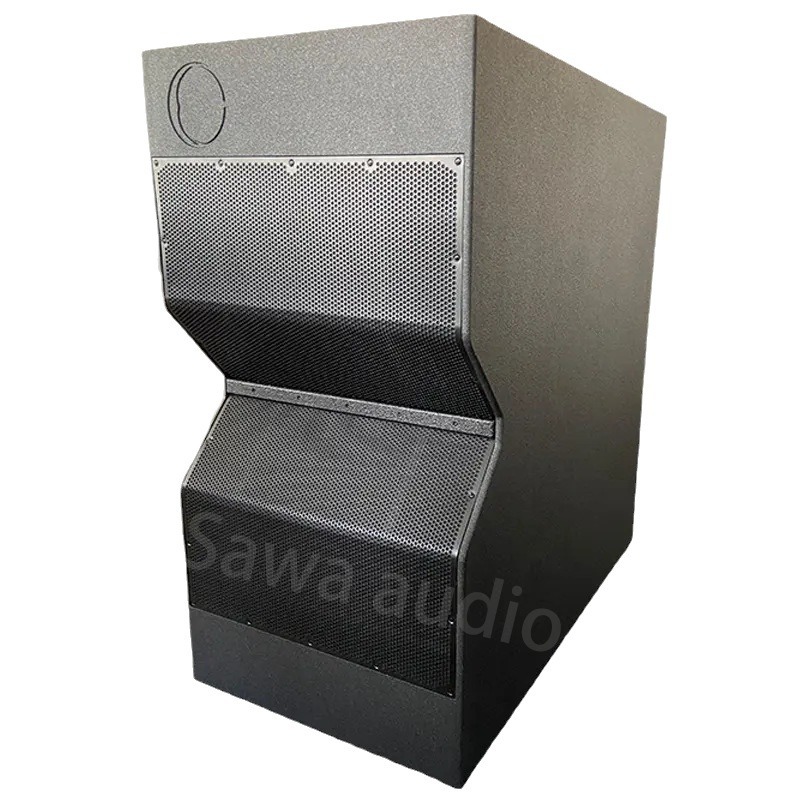 Doble 18 pulgadas subwoofer de alta potencia matriz lineal de sonido escenario sonido profesional al aire libre rendimiento de concierto altavoces de bar