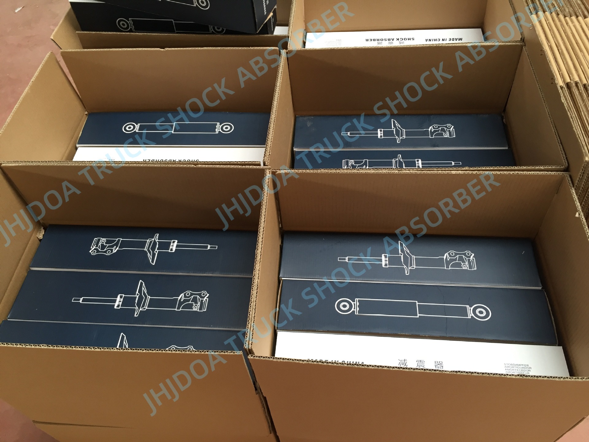 Factory Direct Sales Shock Absorber 9438904619 Mercedes-Benz Cab Rear Diagonal Shock Absorber with Spring