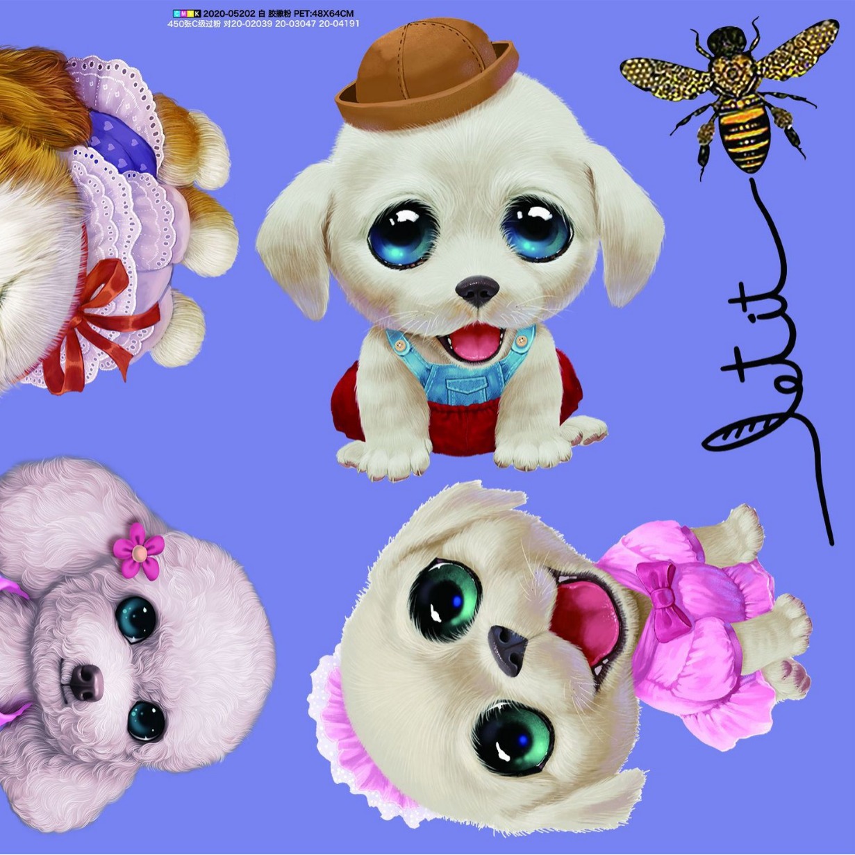 厂家直销服装烫画 沙河十三行烫画 广告包装厂袋画 来图做烫画