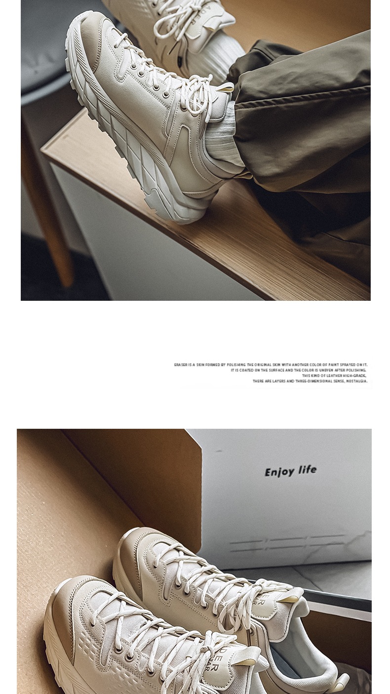 ShoeGlobe Frühjahr 2025 Neue Arbeitsschuhe für Herren: Rutschfest, abriebfest, mit dicker Sohle – ideal für Outdoor-Aktivitäten wie Wandern und andere Sportarten._voghion.com