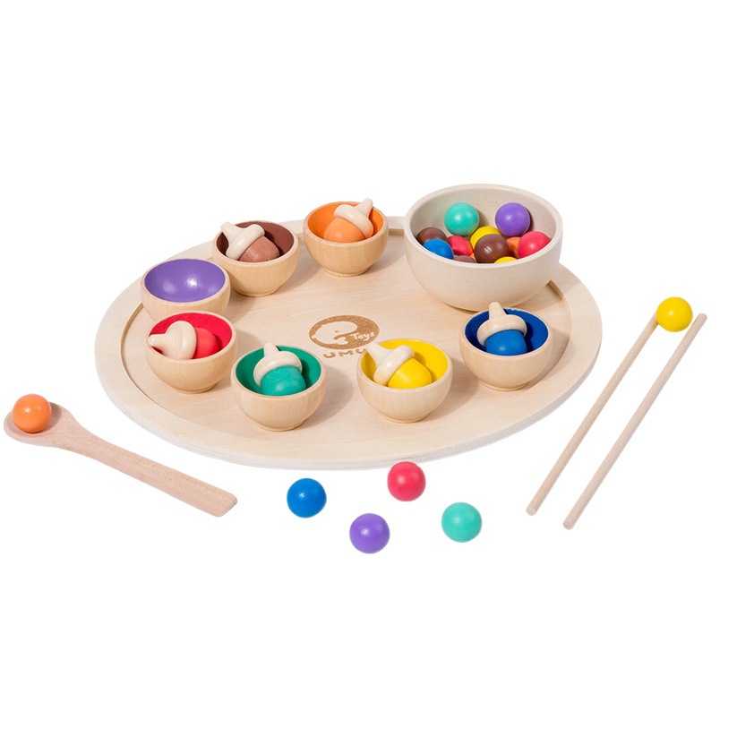 Montessori material didáctico Placa de clasificación de color kindergarten bebé Centro de Educación Temprana clasificación de color a juego juguetes educativos para niños