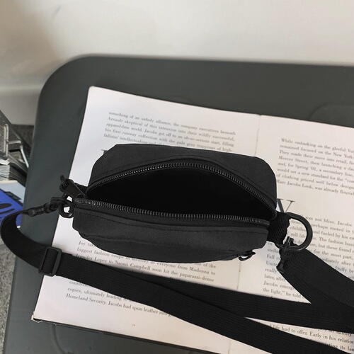 Men's Small Bag for Foreign Trade Supply, Casual Couple Crossbody Bag with Logo Printing, Unisex Shoulder Bag, Men's Small Crossbody Bag