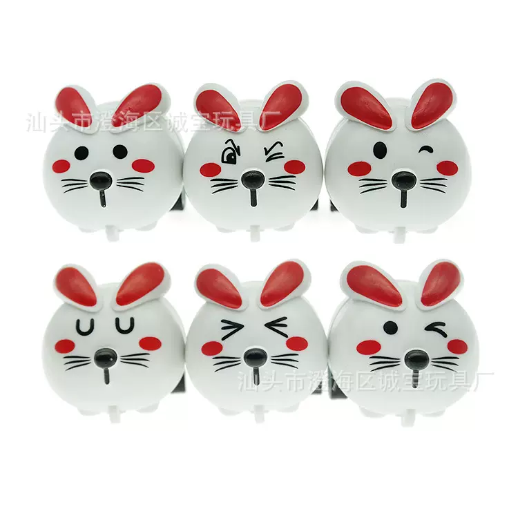 跨境复活节兔子玩具惯性回力小车儿童迷你萌宠小汽车玩具回力车