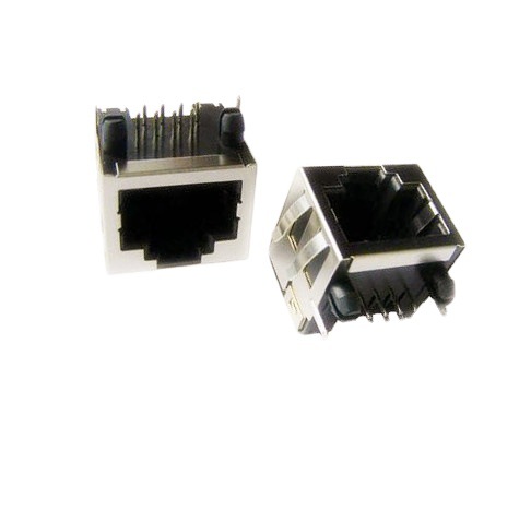 以太网RJ45插座,90度PCB电话插座,通讯设备PCB接口RJ45