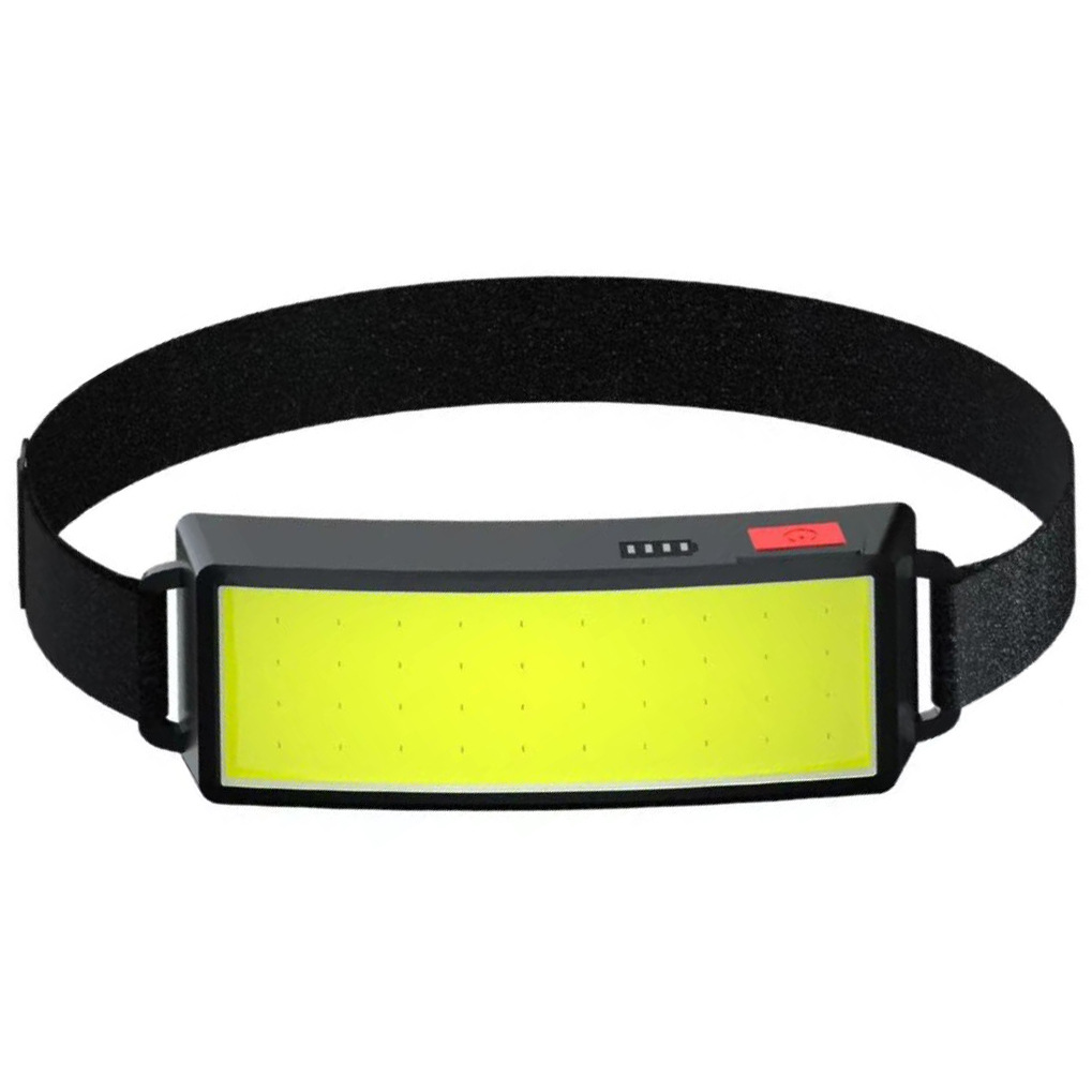 跨境新款户外泛光灯COB夜跑灯USB充电维修工作灯轻便夜钓露营头灯