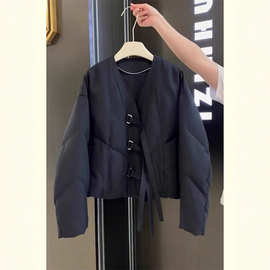 黑色短款棉服女2025新款冬棉衣棉袄爆款潮保暖外套韩系加厚超好看