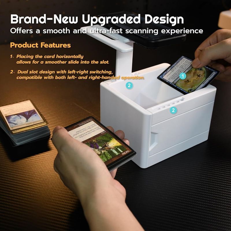 跨境新品 Card Scanner 卡扫描仪手机支架3D打印卡牌扫描器摆件|undefined