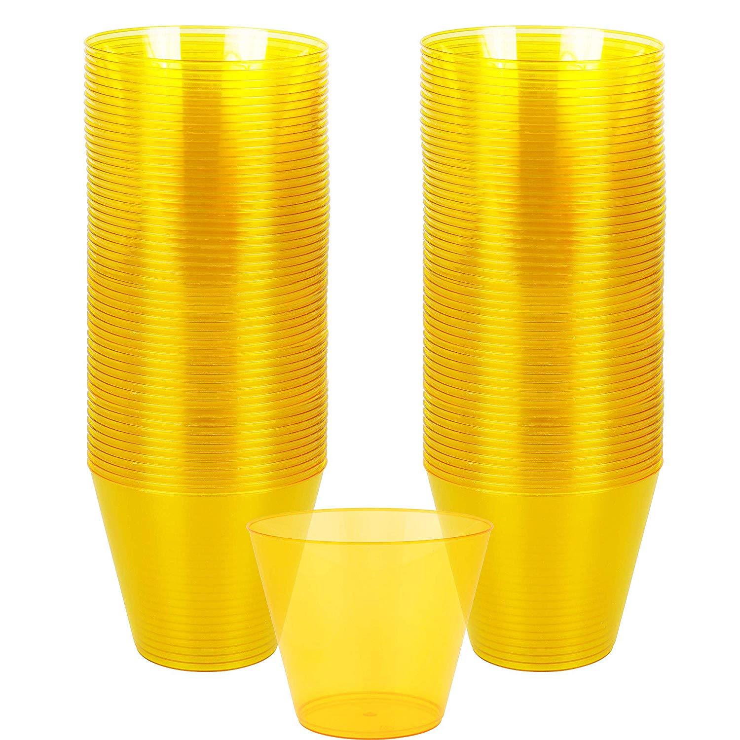 Tazas desechables de comercio exterior tazas de aviación tazas de menú de grado alimenticio tazas de plástico duro tazas de agua tazas de vino gruesas caseras tazas espaciales