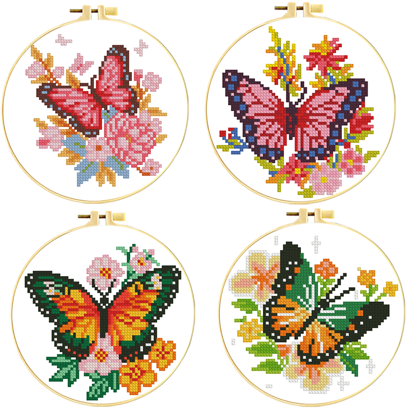 Mona Lisa Royal Cross Stitch Butterfly Collection Nueva decoración simple Entrada hecha a mano Sala de estar Punto de cruz Piezas pequeñas image 5