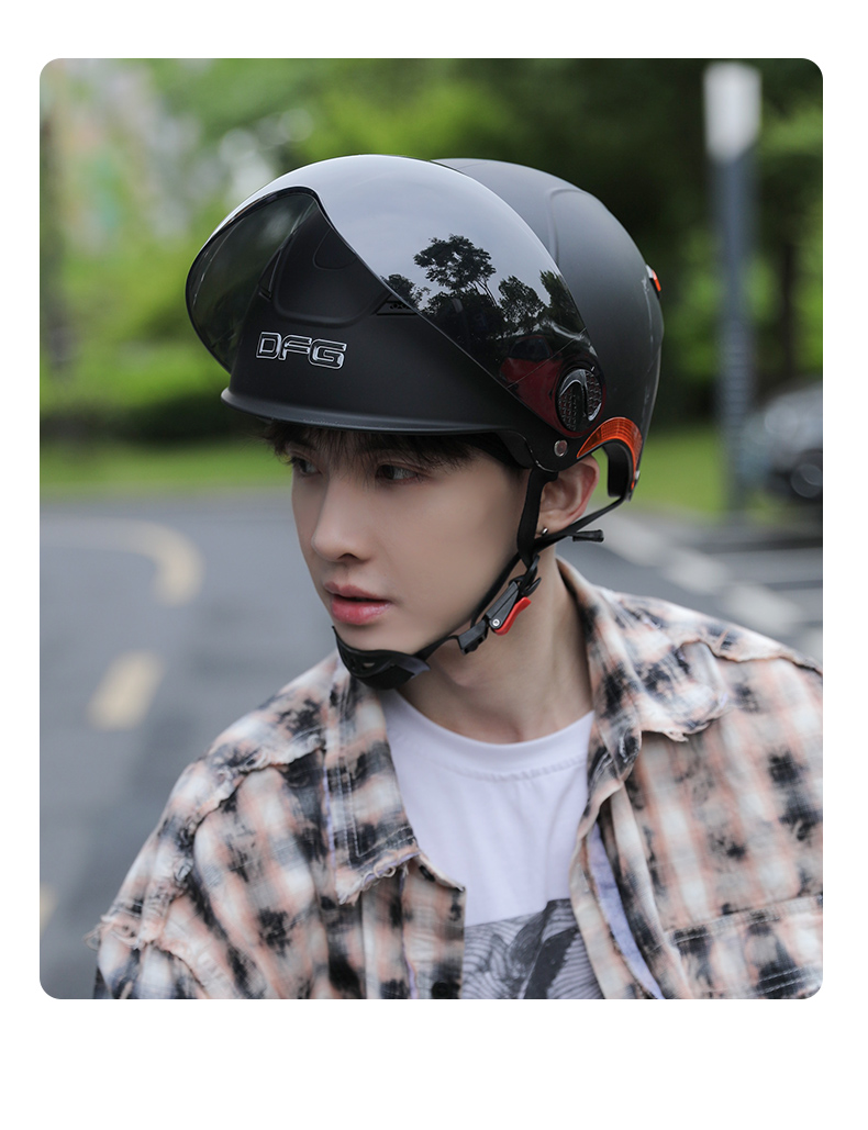 2025 New 3C Standard Electric Vehicle Helmet Summer Sunscreen