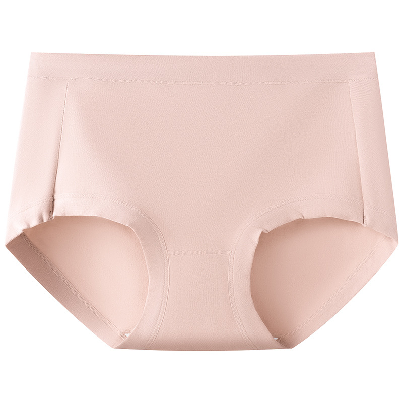Xinjiang ropa interior de algodón de fibra larga para mujer, algodón puro, entrepierna de algodón, antibacteriano, sin costuras, cintura alta, pantalones cortos para niñas de gran tamaño, mm gordos
