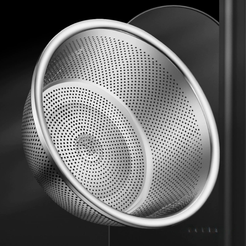 Раковина для мытья овощей из нержавеющей стали 304 с сливной корзиной, сито для мытья риса, раковина для мытья риса, кухонная корзина для фруктов, бытовая сливная раковина.