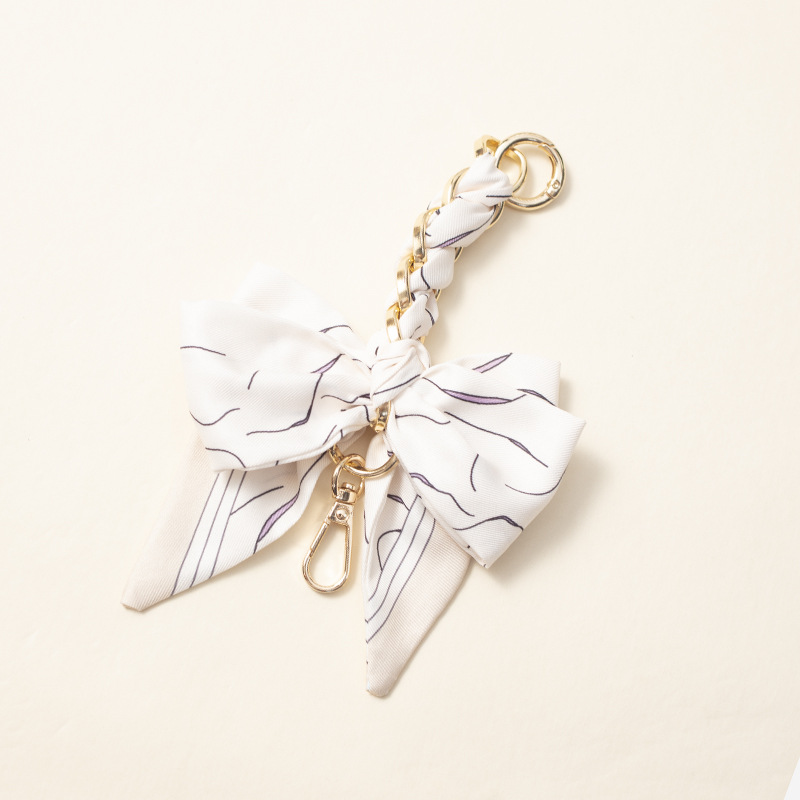 화이트 1 보우 연장 체인 17cm