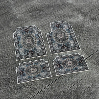 Use, Dirt-Resistant and Non-Slip, Four-Piece Set, Avtomobil döşəmə paspasları - zy-cross-border-floor-mat-four-piece-set-38-3344cm-pack-of-two