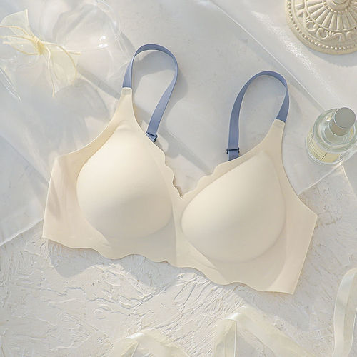 New style large bust to small bust underwear for women, summer thin push-up bra with side support to prevent sagging, 