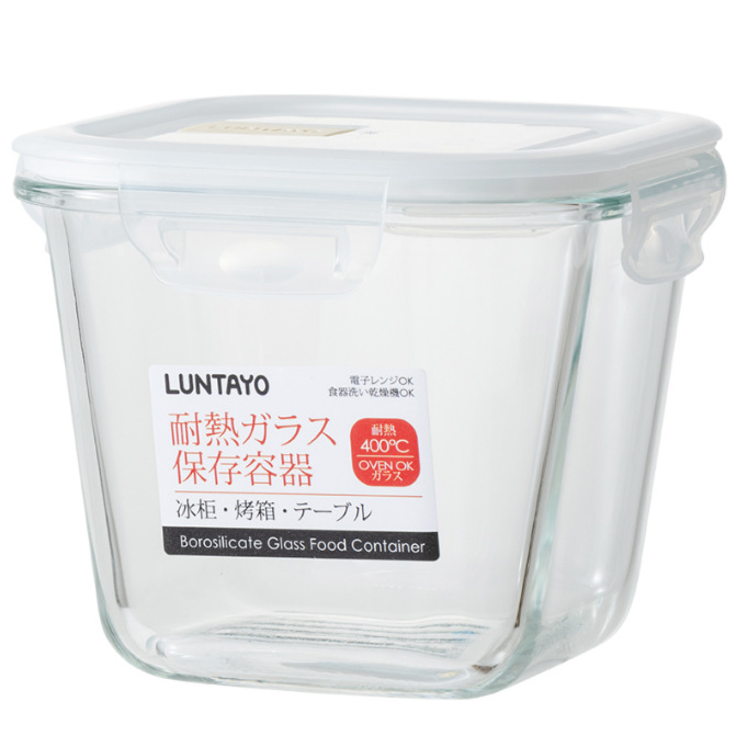 정사각형 900ml 투명