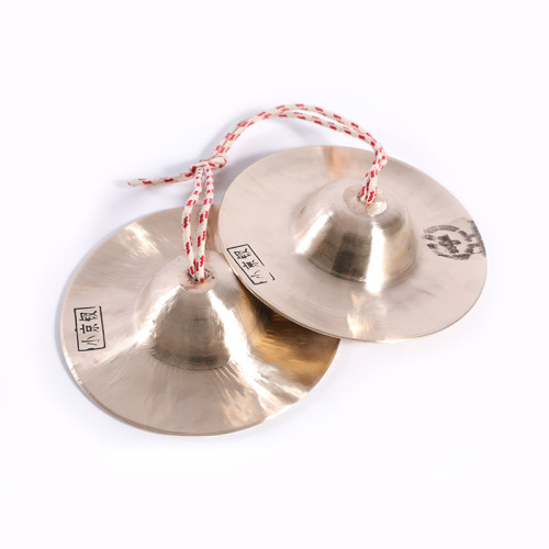 Military drum, water cymbal, student cymbal, ring cymbal, percussion instrument, gong and drummer, forged brass, Beijing hairpin, ringing copper military cymbal