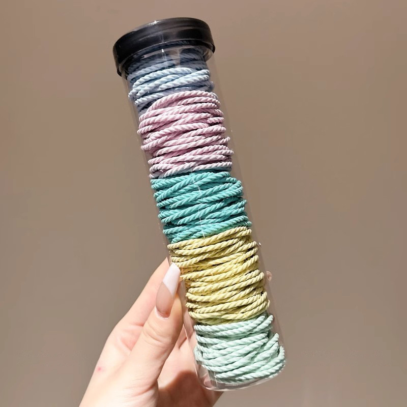 Cuerda de cabeza de oso para mujer, lazo para el cabello de color café de alta calidad, temperamento simple, cuerda para el cabello para niñas, banda de goma elástica alta y duradera