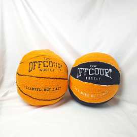 跨境新款offcourt basketball pillow创意玩偶公仔玩具毛绒抱枕