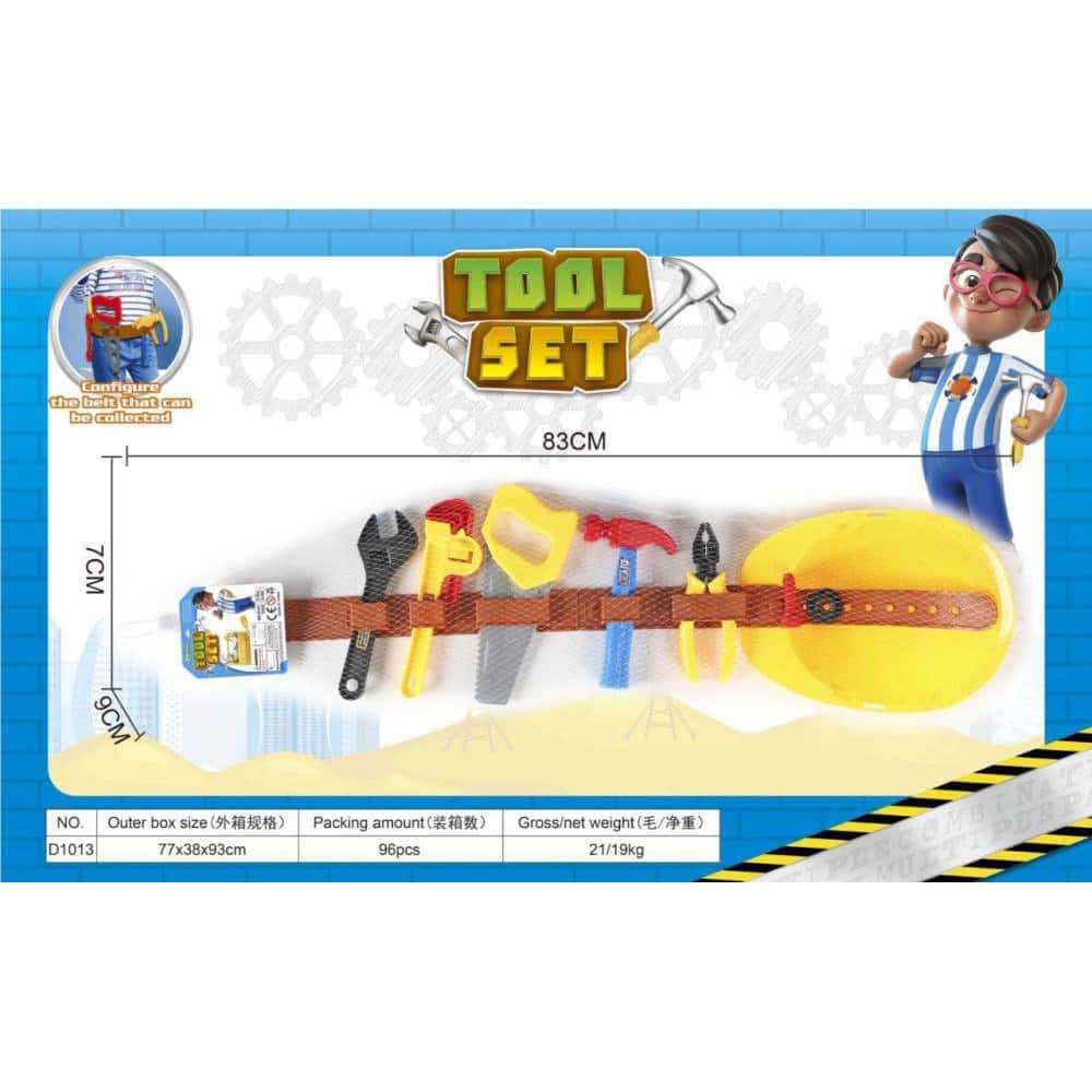 Juego de trabajador de mantenimiento de la casa, simulación de tornillo, taladro eléctrico, caja de herramientas de reparación, juguete, casco de seguridad para niños, cinturón de herramientas