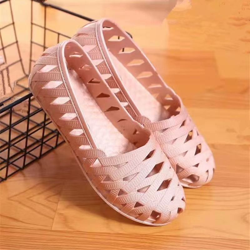 Dámské pantofle, venkovní, cestovní, látkové, kožené, nepromokavé, protiskluzové, žabky_voghion.com