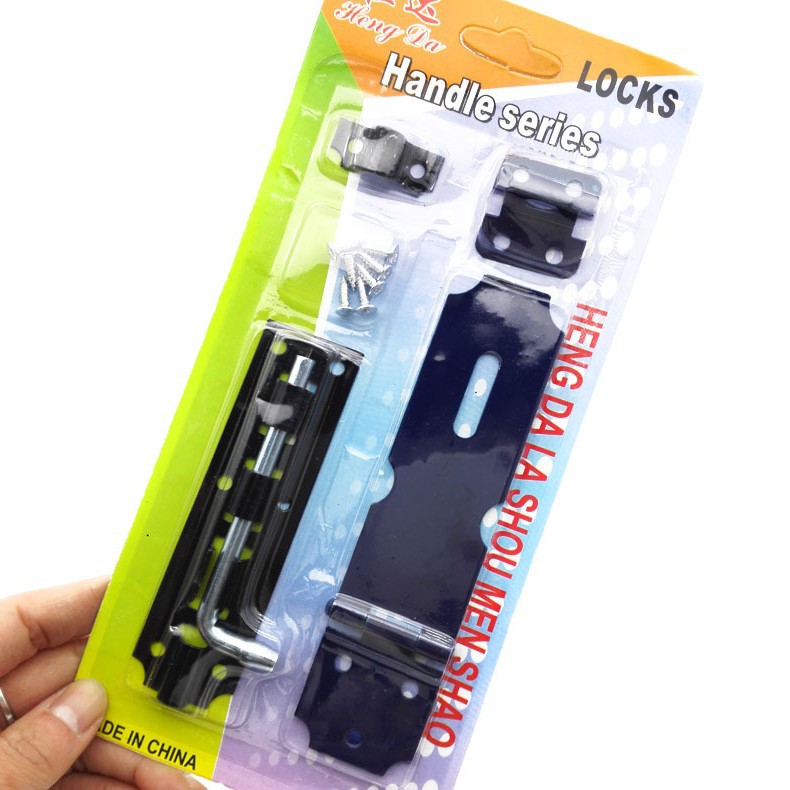 D2242 puerta hebilla perno combinación antirrobo puerta perno cerradura herramientas de hardware Yiwu 2 yuanes al por mayor