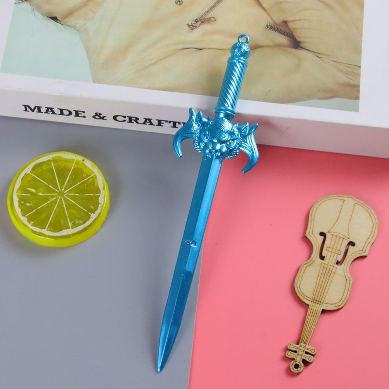 Pluma de góner en forma de arma Pluma de pistola Pluma de herramientas Papelería creativa Estudiante Anime Pluma de espada Pluma de escritura Pluma de escritura