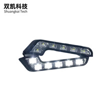 汽车led 7字型L型日间行车灯 L型6灯 3030日行灯