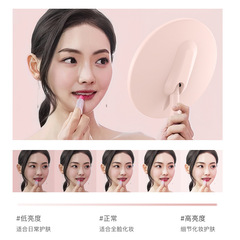 LED mirror with light, smart dressing mirror, student lighting mirror, desktop table mirror, beauty makeup, dormitory charging mirror