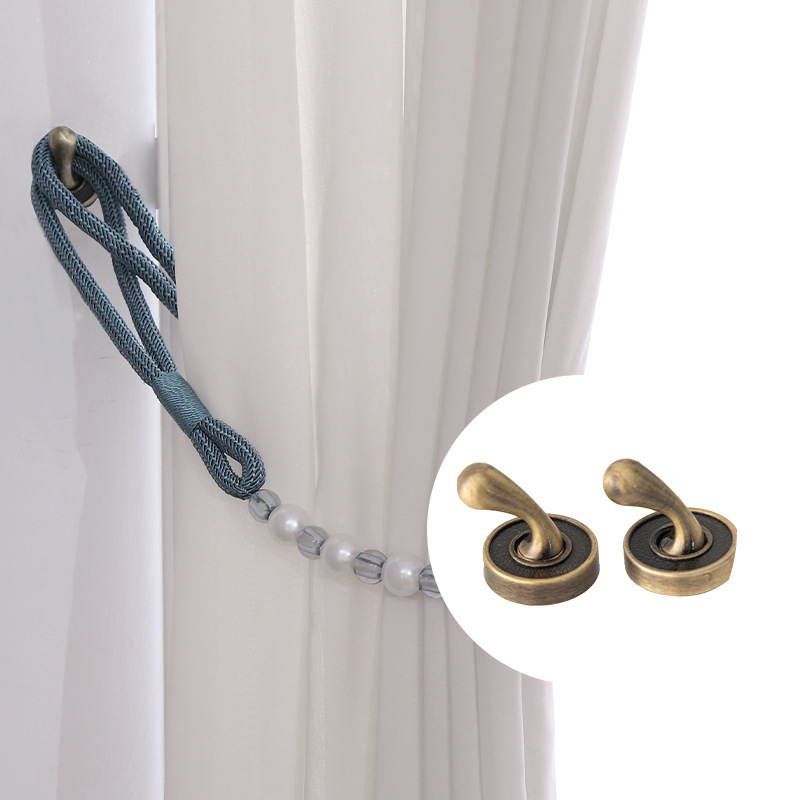 Modern simple alloy curtain wall hook wall hook spot cross-border supply curtain perforated hook