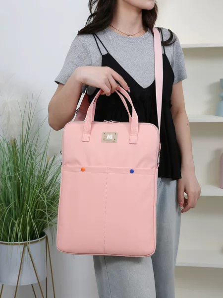 New Style Computer Bag, Simple Solid Color, Waterproof, Portable, 13inch Tablet, 14inch Computer Keyboard Bag, 15.6inch