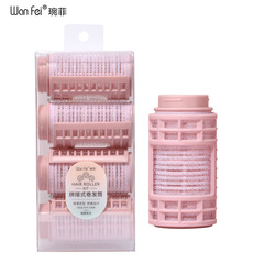 Plastic comb-in curling iron set, self-adhesive double-layer clips, air bangs curling magic, hair-friendly