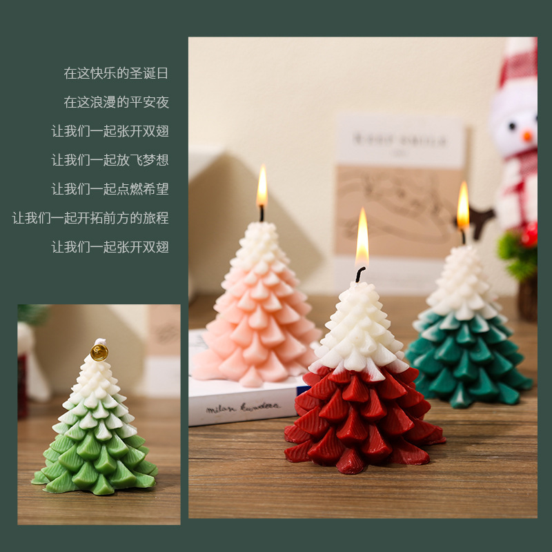 クリスマスクリスマスツリー香薫ろうそくお土産ins創意家庭装飾セット撮影道具祝日礼|undefined