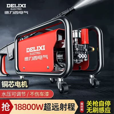 Delixi 220V yüksək təzyiqli avtomobil yuma maşını, yeni model nasos.