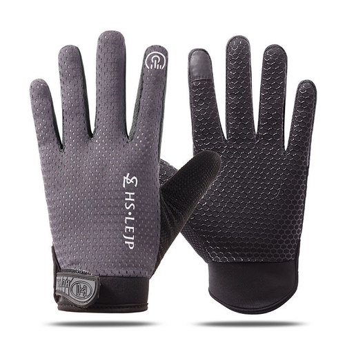 Fitness gloves for men and women, mesh half-finger dumbbell exercise, anti-slip, breathable, wear-resistant, outdoor bike riding, cross-border A01W