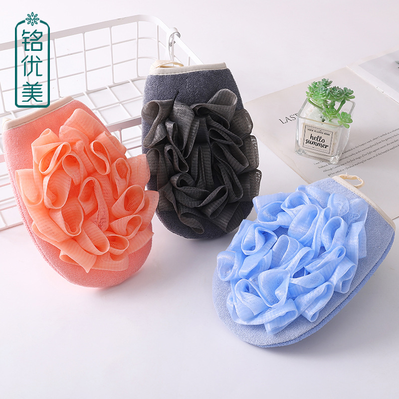 搓澡巾洗澡巾浴花家用雙面加厚強力洗澡神器搓灰搓泥手套新款澡巾