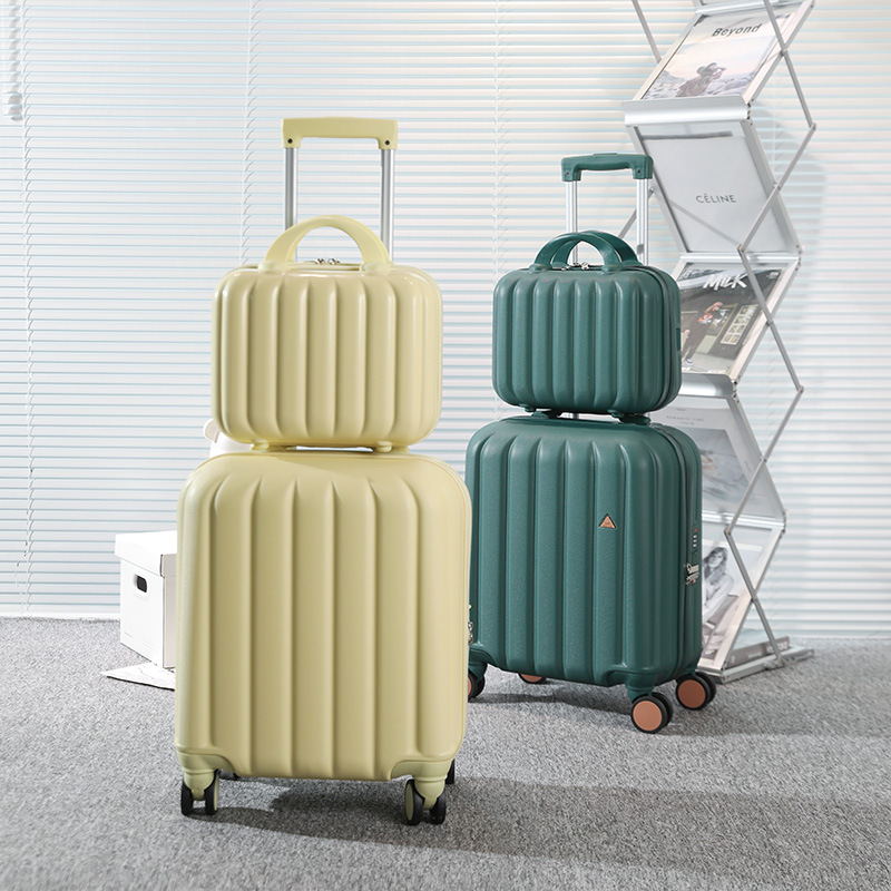 Maleta trolley pequeña, maleta de 16 pulgadas, maleta con código para hombre, mini maleta para mujer, maleta para niño y madre de 18 pulgadas