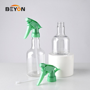 Plastic Bottle 380ml Disinfectant Alcohol Spray Bottle Water Emulsion Daily Chemical Packaging Bottle Refill Bottle