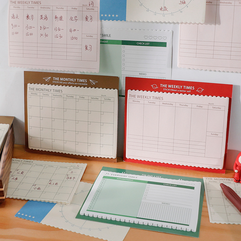 Morning Foam Sticky Note Pad | Daily Planner Series | Instagram-Style Fresh Memo & Collage Journal Notes – Available in 4 Designs