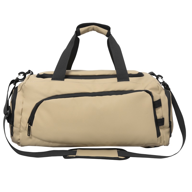 Nuevo bolso de viaje transfronterizo, bolso deportivo de alta gama para hombre, separación en seco y húmedo, bolso de equipaje de mano multifuncional de doble espalda