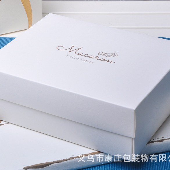 6粒 韩式胖马包装盒 贝壳马卡龙盒子 加厚马卡龙礼盒装