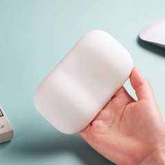シリカゲル腕保護マウスパッドのキーボードの手は腕を支えて手首保護パッドのデスクトップのオフィスの白い灰色のガムを支えます。