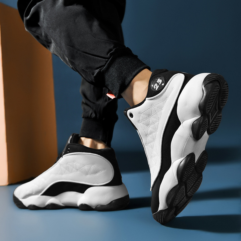 Zapatos Deportivos de Hombre Otoño-Invierno 2025, Zapatos Casuales de Caña Alta con Suela Gruesa, Zapatos de Baloncesto Modernos, Zapatos Deportivos de Talla Grande para Correr