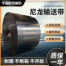 厂家橡胶输送带矿用耐高温传送带工业可耐磨尼龙平面输送带传送带