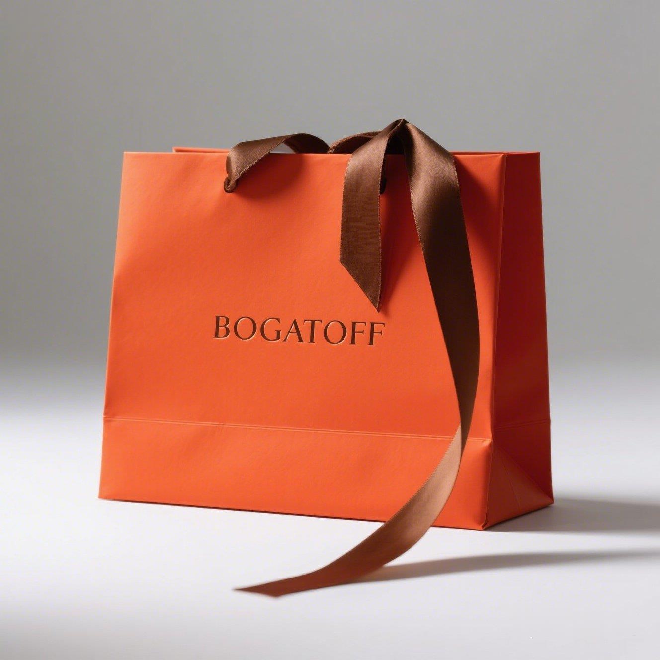 纸袋服装店手提袋高级感礼品袋礼物袋批发加厚拎手服装袋圣诞紙袋