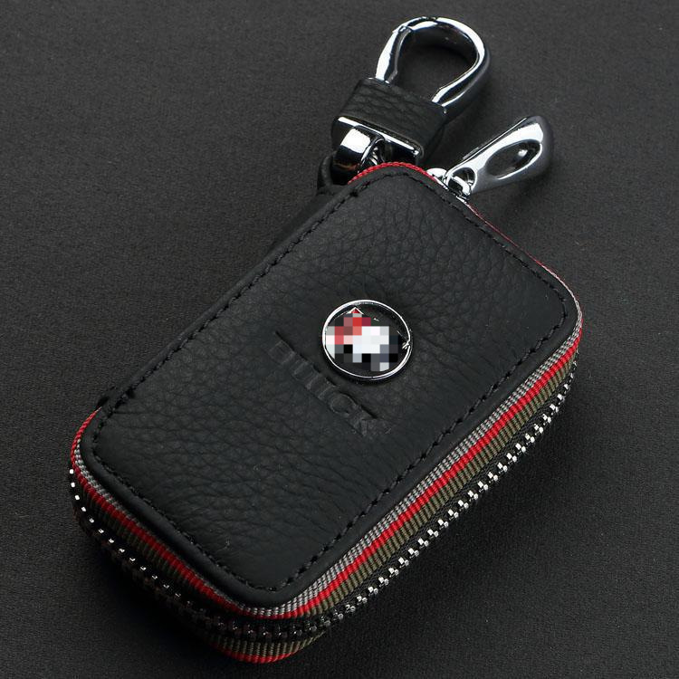 Factory direct car key bag fashion litchi pattern key bag car supplies key bag